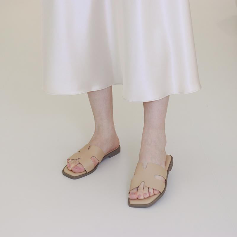 Hofeny H-Shaped Sandals in Multiple Colors, Classic, Simple and Comfortable Women'S Sandals, Slippers, Lafite Grass Countryside Style Versatile Walking Shoes Girl Footwear Summer Black Tsinelas